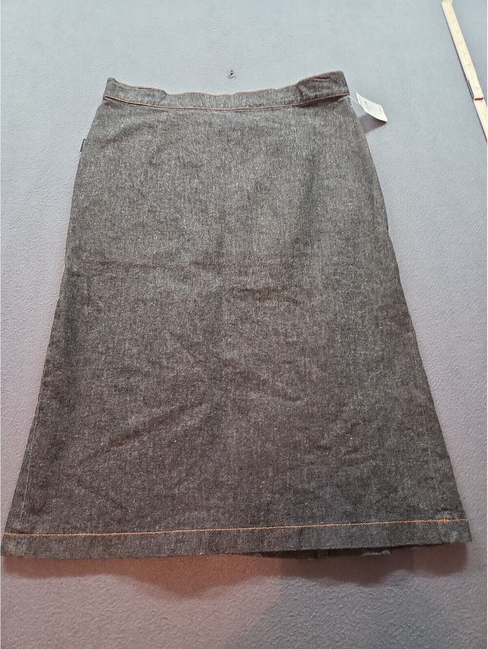 women's vintage black denim skirt by Moschino Jeans size 10 NWT